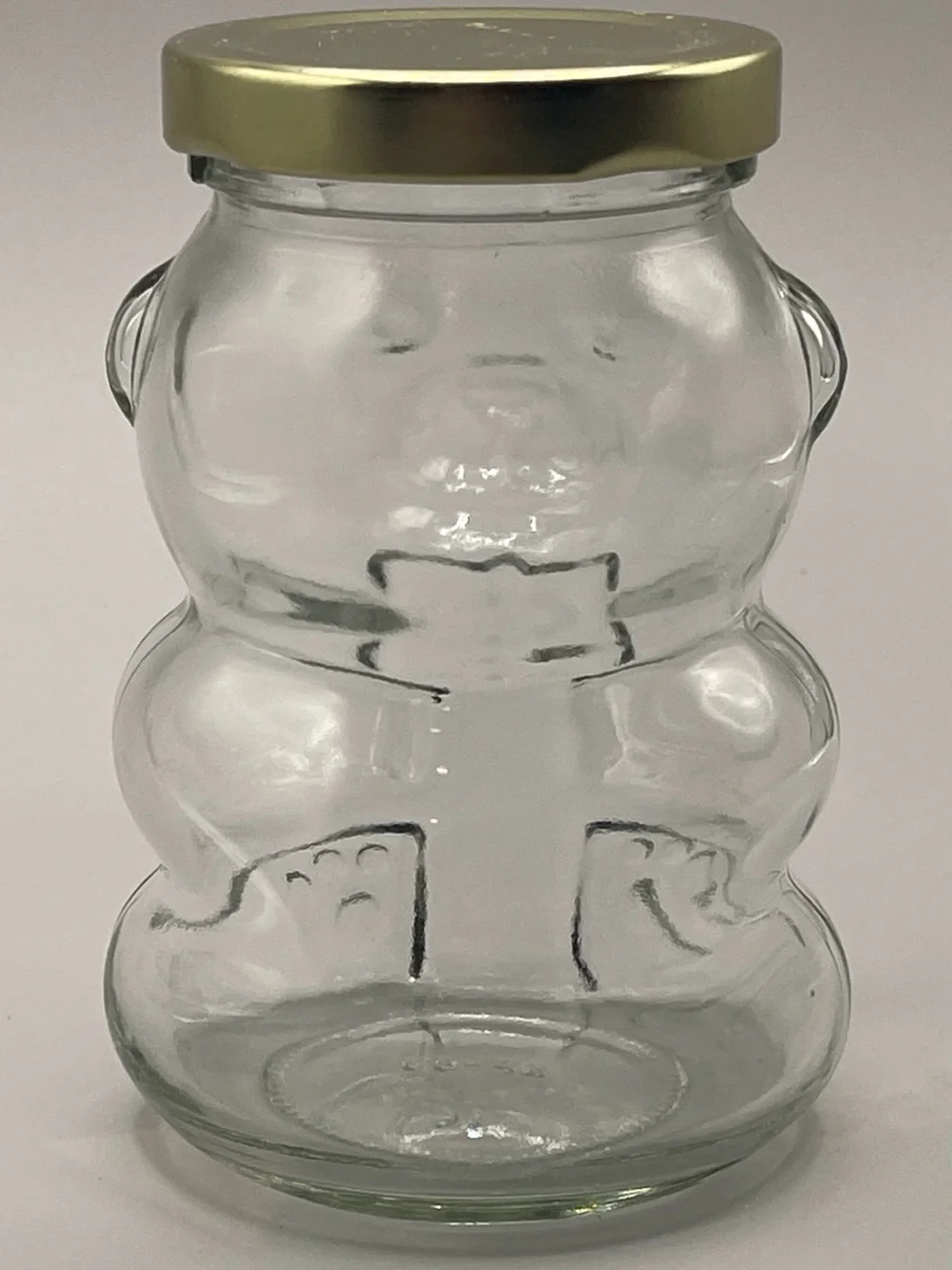 Bear Shaped Glass Jar With Lid.‎ 4.25